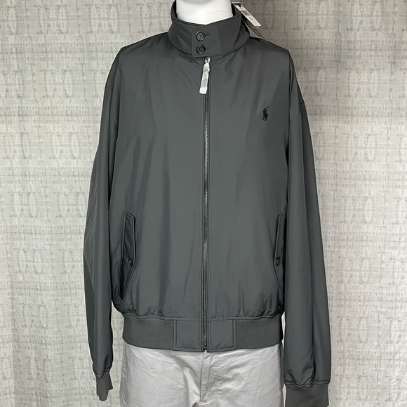 Polo Ralph Lauren Other - NWT XL Polo Ralph Lauren Light Weight Jacket Coat Dark Grey Navy Horse